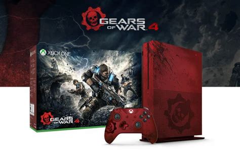 Microsoft Xbox One S 15th Anniversary Gears Of War 4 Console