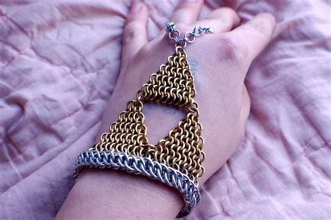 Triforce Bracelet Triforce Legend Of Zelda Etsy