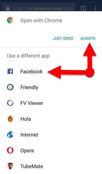 As you can't use all its features on the android version. How to Open the Facebook App From a Website Link on ...