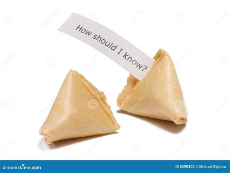 Fortune Cookies With Message Stock Photography Image 6390302