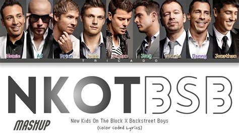 Backstreet Boys New Kids On The Block Nkotbsb Medley Color Coded
