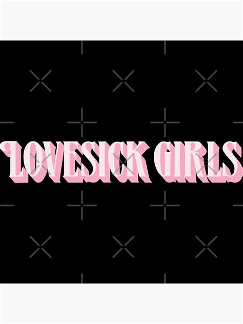 Blackpink Lovesick Girls Pink Typography Photographic Print By