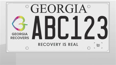 Georgia Specialty License Plate For Mental Health Available