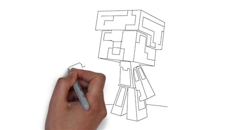 Cómo Dibujar Minecraft Steve Diamond Armadura Paso A Paso Video
