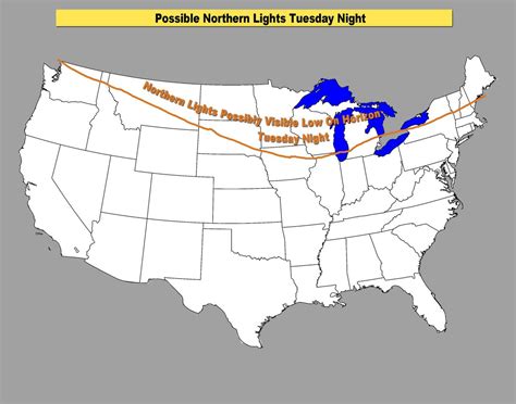Northern Lights Possible In Michigan When Where You Could See Them