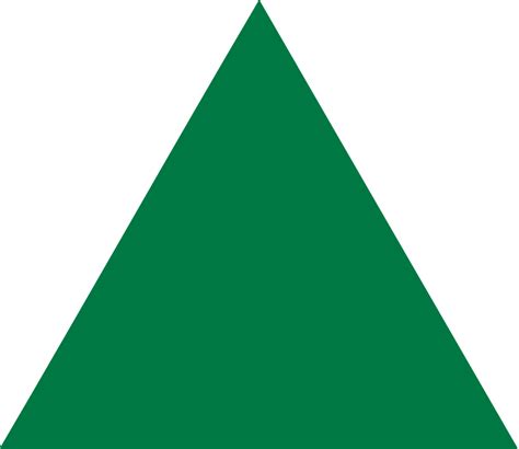 Green Triangle Clip Art