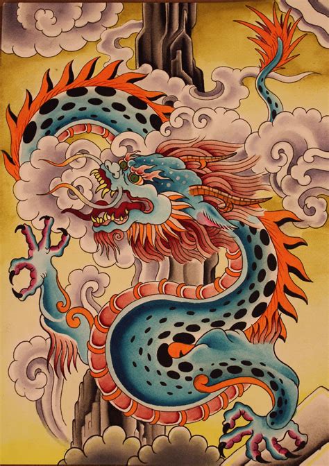 Tibetan Dragon Paint It And Put It Away Tibetan Style Dragon
