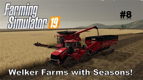 Fs19 Biggest Harvest Ever Ep 8 Welker Farms With Seasons Farm