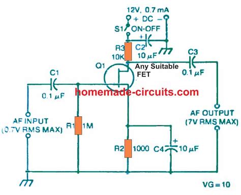 Simple Fet Circuits And Projects Homemade Circuit Projects