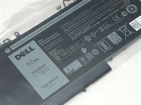 New Genuine Dell Latitude E5450 E5470 E5550 E5570 62wh Battery 6mt4t