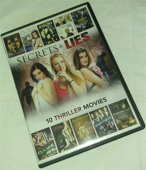Secrets Lies 10 Thriller Movies DVD 824355810226 EBay