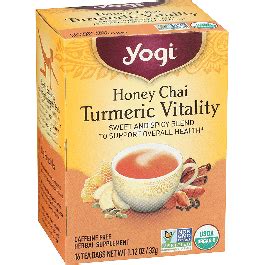 Yogi Tea Honey Chai Turmeric Vitality 16 Bags
