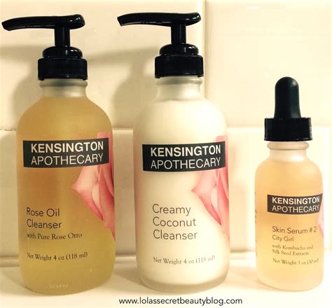 Lola S Secret Beauty Blog Kensington Apothecary Rose Oil Cleanser Creamy Coconut Cleanser And