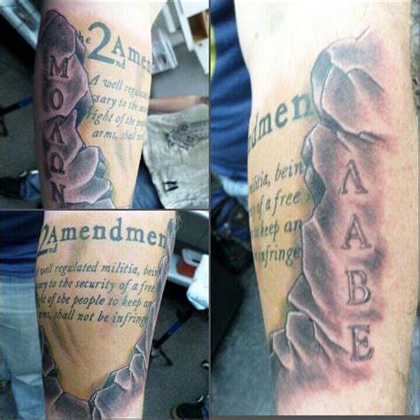 2nd Amendment We The People Shoulder Tattoo Best Tattoo Ideas