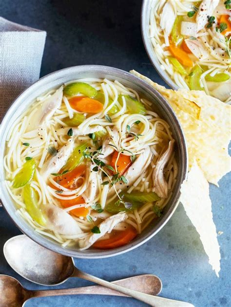 Kristie demonstrates how to cook a perfectly comforting soup for the cold winter months. Entertaining | Soup recipes chicken noodle, Cold soup ...