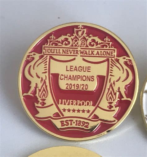 Liverpool Fc League Champions Pin Badge Etsy