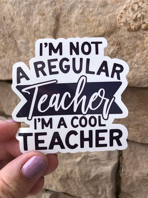 i m not a regular teacher i m a cool teacher teacher etsy de
