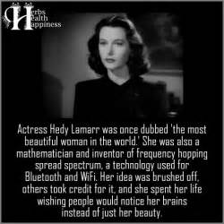 actress hedy lamarr was once dubbed the most beautiful woman in the world ø eminently quotable