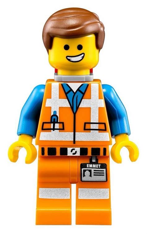 Lego Emmet 70803 Wide Smile With Piece Of Resistance The Lego Movie Minifigure Ebay