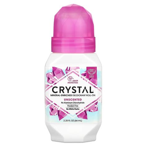 Crystal Body Deodorant Mineral Enriched Deodorant Roll On Unscented