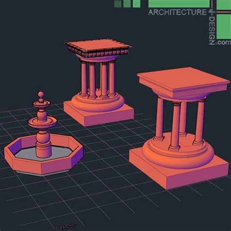 Play some word games to learn and practise everyday objects vocabulary. 3D objects of classical architecture facades for Autocad - Architecture for Design | Facade ...