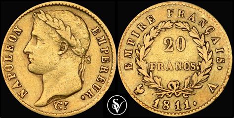 1811 20 Francs Gold Emperor Napoleon Coins And Collectables