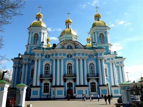 Petersburg this so called cultural capital of russia most of all well known for its classical architecture. Photo-ops: Baroque Architecture: Naval Cathedral of St ...