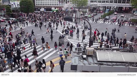 18of 23 People Pedestrians Walking Traffic Shibuya Crossing
