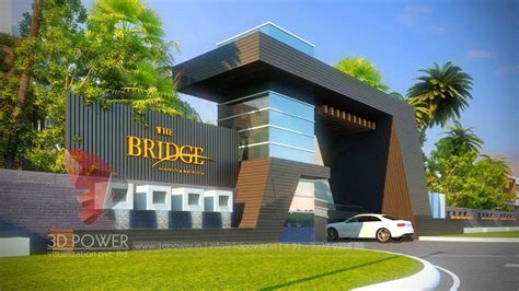 3d Architectural Rendering Of The Entrance Gate Of The Township