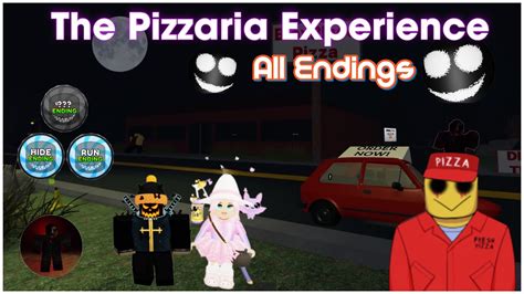 The Pizzaria Experience🍕 All Endings Roblox Youtube