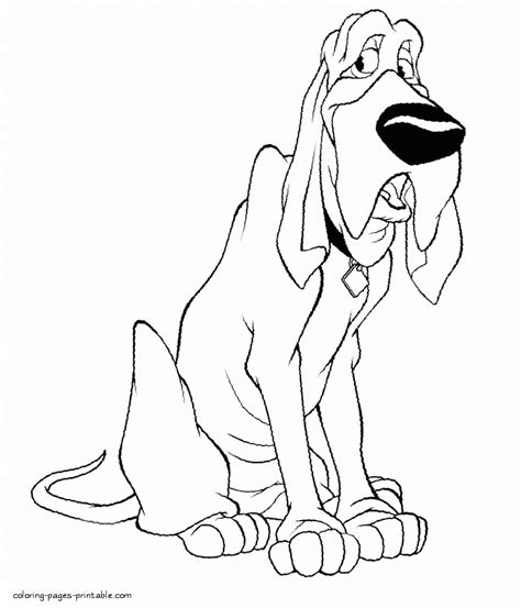 Lady And The Tramp Coloring Pages Coloringpagesabc Co