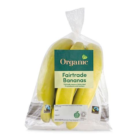 Organic Fairtrade Bananas 6 Pack Organic Aldiie