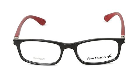 Shop Black Rectangle Rimmed Eyeglasses Fz1205ufp2 From Fastrack