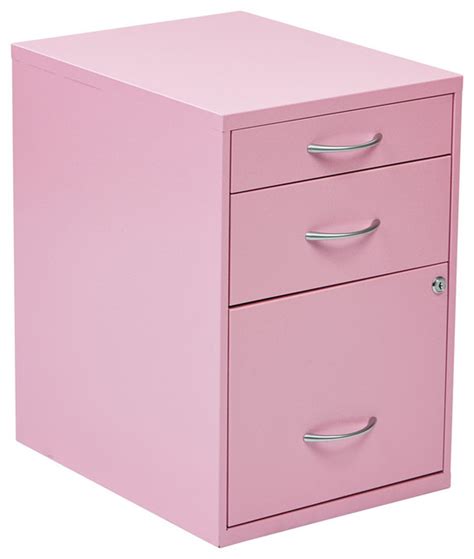 A vertical file cabinet helps you maximize a corner space. 22" Pencil Box Storage File Cabinet, Pink - Contemporary ...