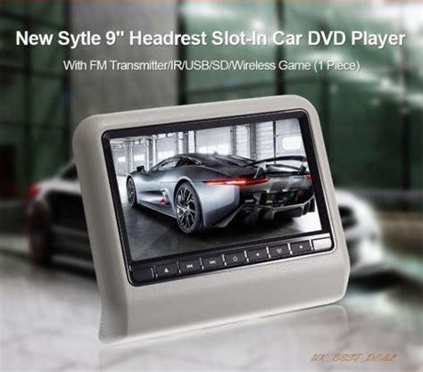 Purchase 9” Inch Hd Digital Screen Car Headrest Monitors Wdvd Player