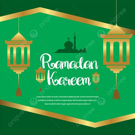 Background Ramadhan Dengan Siluet Lentera Dan Masjid Ramadan Nanti