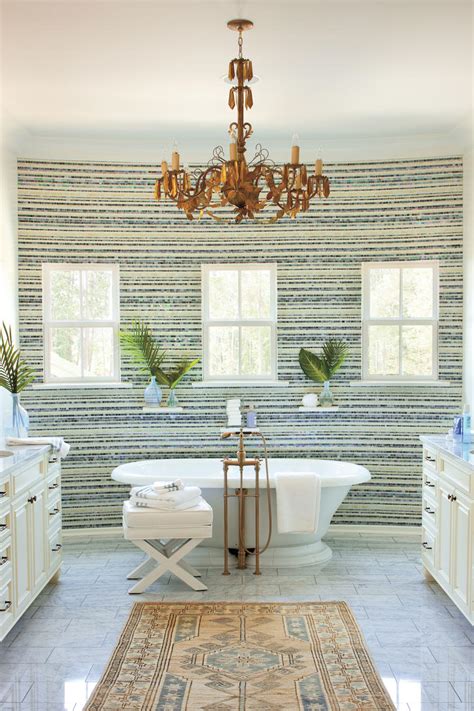Southern charm inspired spring home tour filled with tons of fresh ideas to decorate your home for spring. 65 Calming Bathroom Retreats - Southern Living