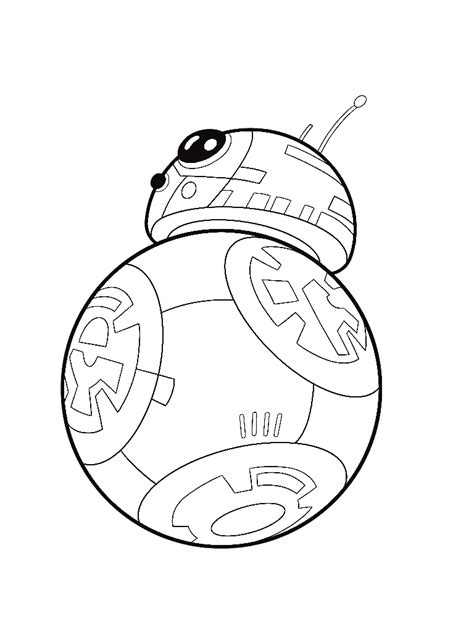 This loyal, brave and adorable droid has saved the day more than any little droid is. BB-8 Coloring Pages - Best Coloring Pages For Kids
