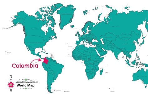 Where Is Colombia Located On The World Map