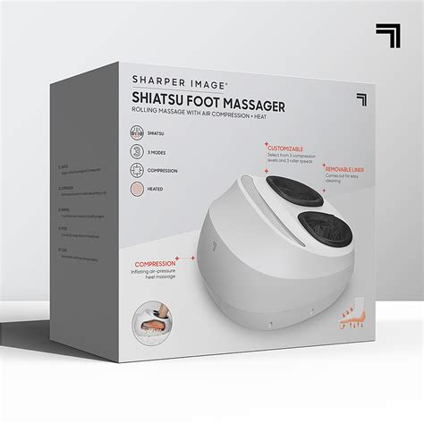 Customer Reviews Sharper Image Shiatsu Foot Massager White 1013247 Best Buy