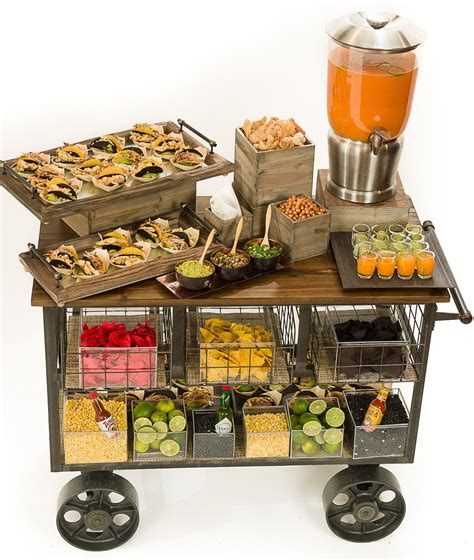 Taco Cart Food Displays Food Display Bars Recipes