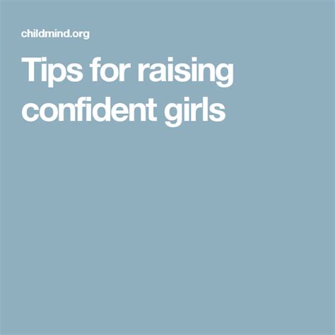 Tips For Raising Confident Girls Confidence Coaching Self Esteem