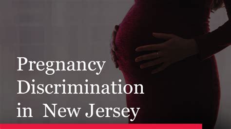 pregnancy discrimination in new jersey hamilton law firm pc