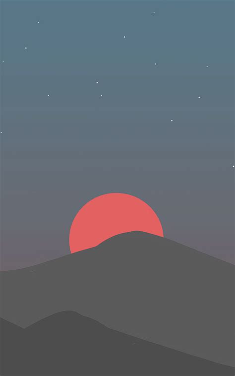 800x1280 Mountains Sunset Minimal 4k Nexus 7samsung Galaxy Tab 10note