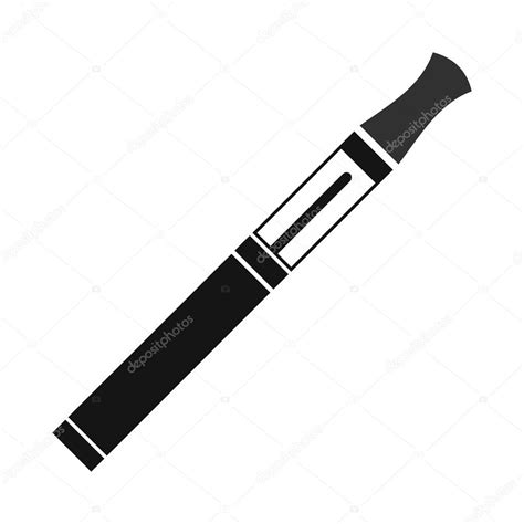 Icône De La Cigarette électronique Style Simple — Image Vectorielle