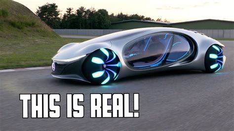 Futuristic Mercedes Drives Sideways Avtr Futuristic Cars Mercedes