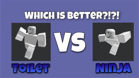 Which Animation Is Better Ninja Or Toiletroblox Bedwars Youtube
