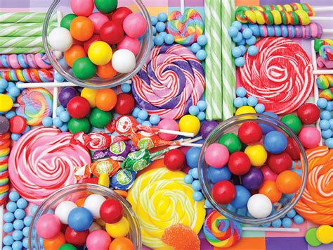 Colorful Candies 500 Pieces Roseart Puzzle Warehouse