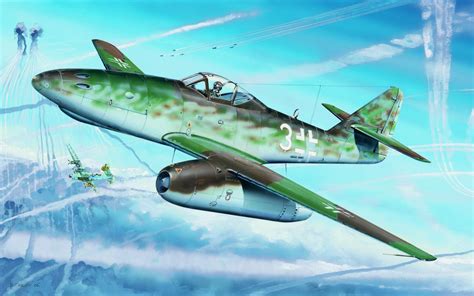 Me 262a Aircraft Model Kits Messerschmitt Ww2 Fighter Planes