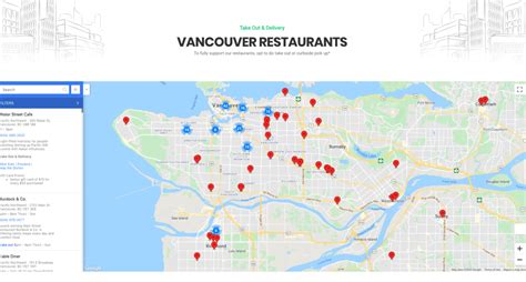 Our New Hub And Interactive Map Of Vancouver Restaurants Open For Take